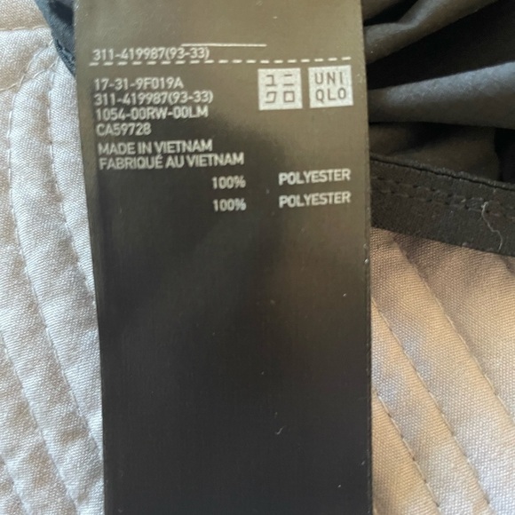 UNIQLO Lightweight Jacket Black Size Medium - Picture 8 of 10